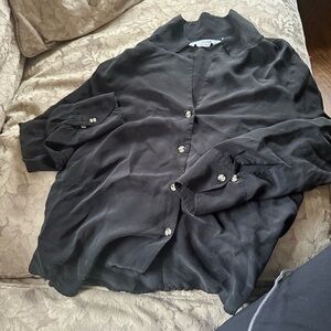 Elegant Black Women's Blouse